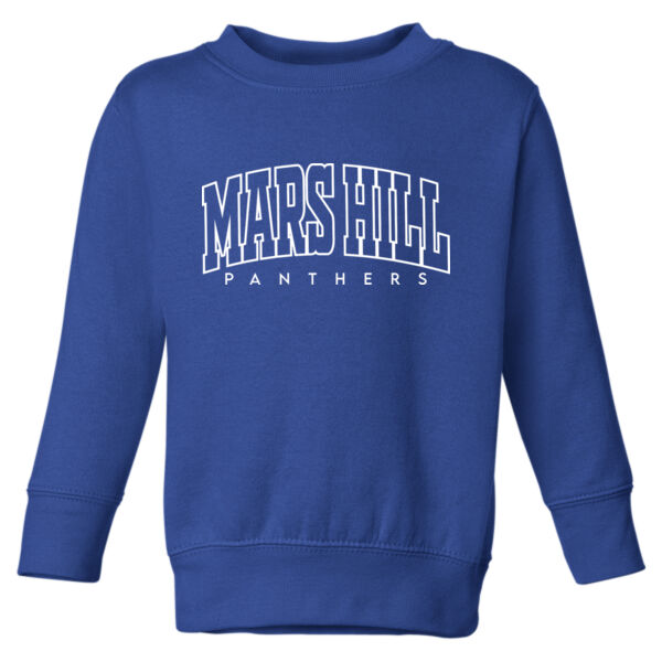 Arched Mars Hill  - Toddler Fleece Crewneck Sweatshirt Thumbnail