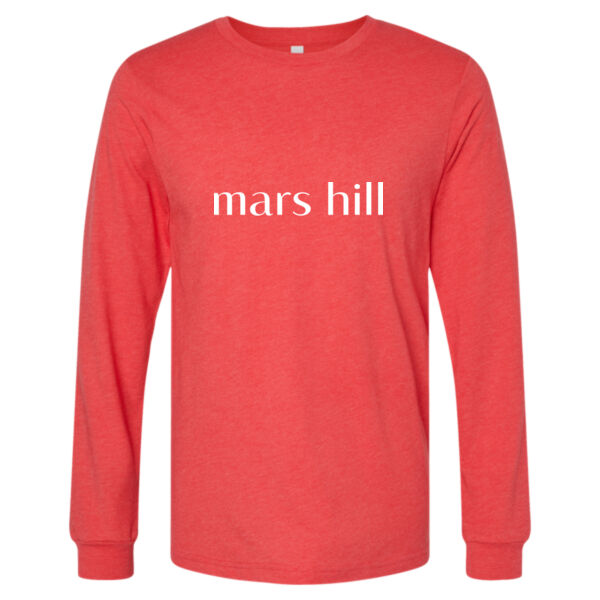 Seaside Mars Hill  - Unisex Heather CVC Long Sleeve Tee Thumbnail
