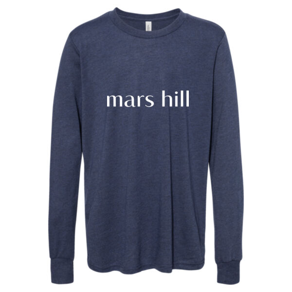 Seaside Mars Hill  - Youth Heather CVC Long Sleeve Tee Thumbnail