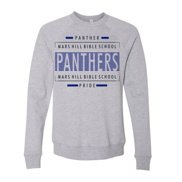 Panther Pride - Unisex Sponge Fleece Raglan Sweatshirt Thumbnail