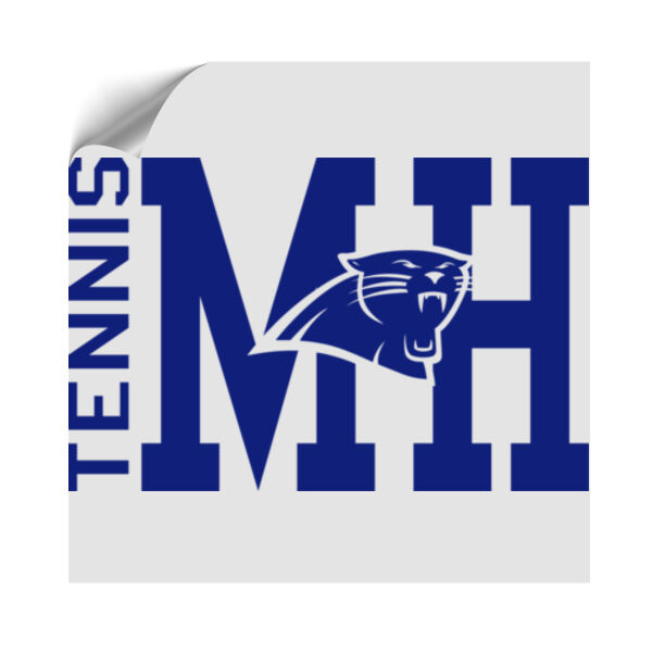 MH Tennis  - Handheld UV DTF Sticker -  Cup/Phone Size Thumbnail